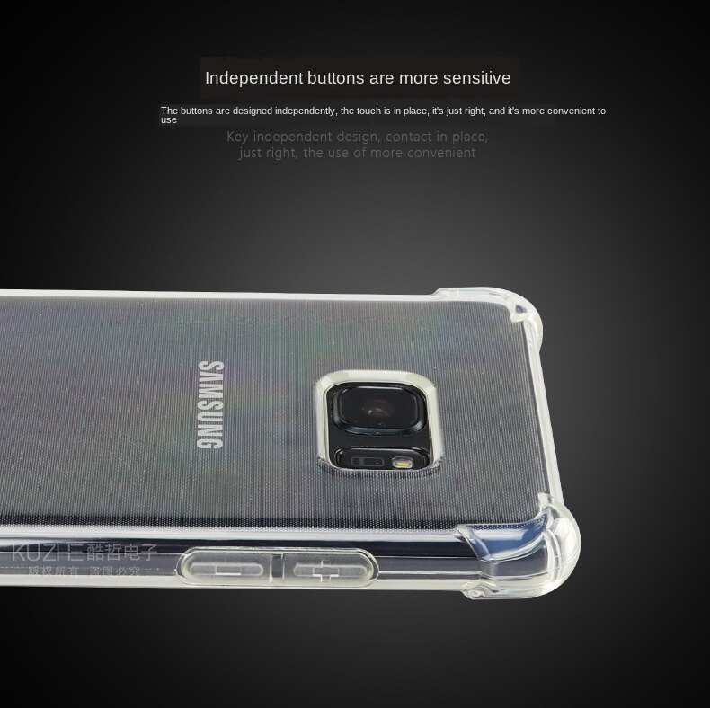 Ốp Điện Thoại, Dành Cho Samsung Galaxy Note FE/Phiên Bản Quạt Note 7 Ốp Silicon Trong Suốt Chống Sốc Ốp Chống Sốc TPU Mềm Trong Suốt