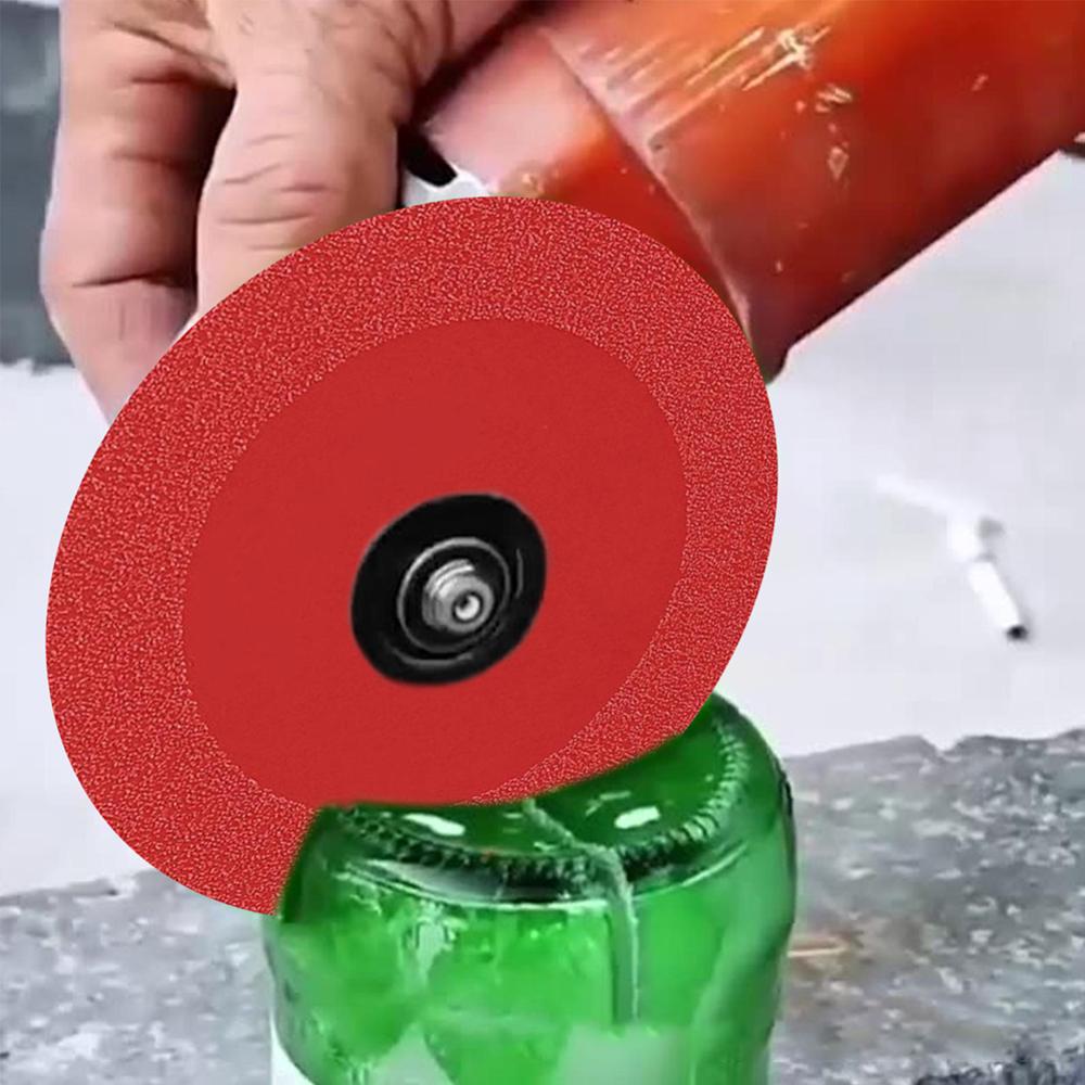 【Top quality】Glass Cutting Disc Diamond 20mm Inner Hole Polishing Grinding Saw Blade Sharp Brazing Grinding Disc for Glass Tile Jade