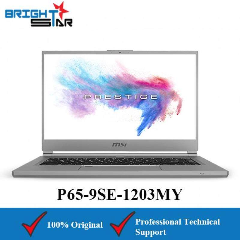 MSI P65-9SE-1203MY Silver (Intel i7-9750H/16GB/1TB SSD/RTX2060 6GB/15.6Inch/W10Pro) Malaysia