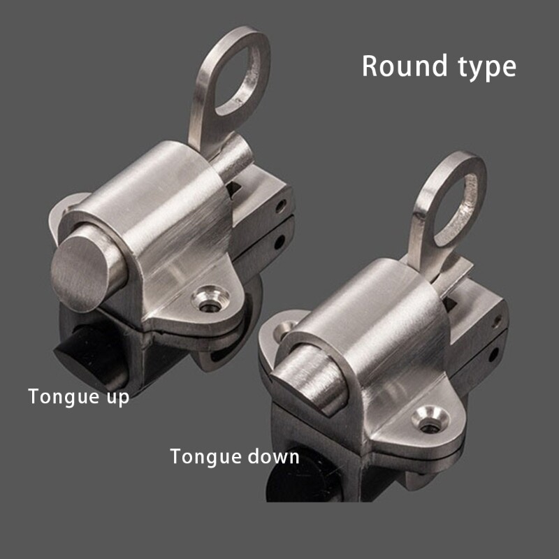 Security Automatic Window Gate Lock Spring Load Bolt Latch Self-Closing Spring Door Lock Door Latch for Office Hotels