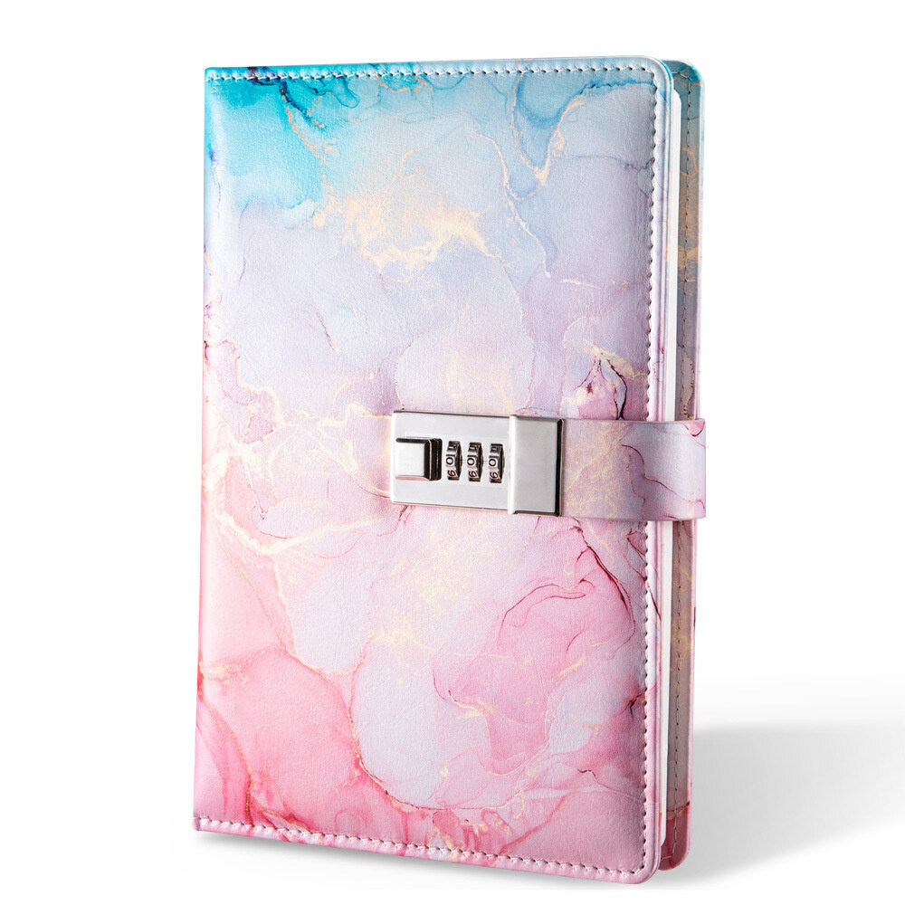 Notebook With Combination Lock Office Supplies Simple Design Notebook A5 Notebook Student Handbook Lock Journal