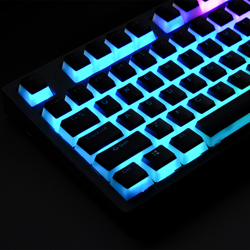 Pudding Keycaps PBT Dye-sub OEM Profile Keycap Custom Keycaps Compatible with Cherry Gateron MX Switches