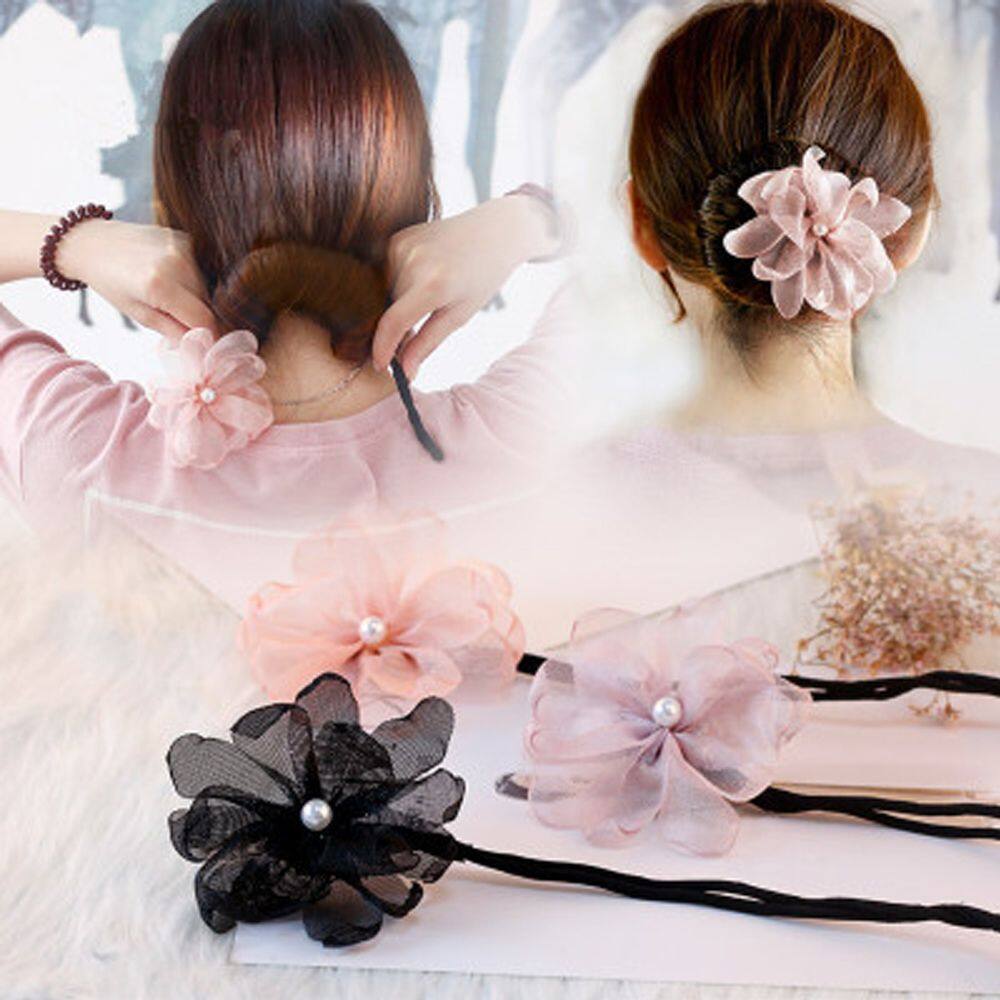 1 Charm Hair Styling Women Twist Tool Cute Hair Bun Hair