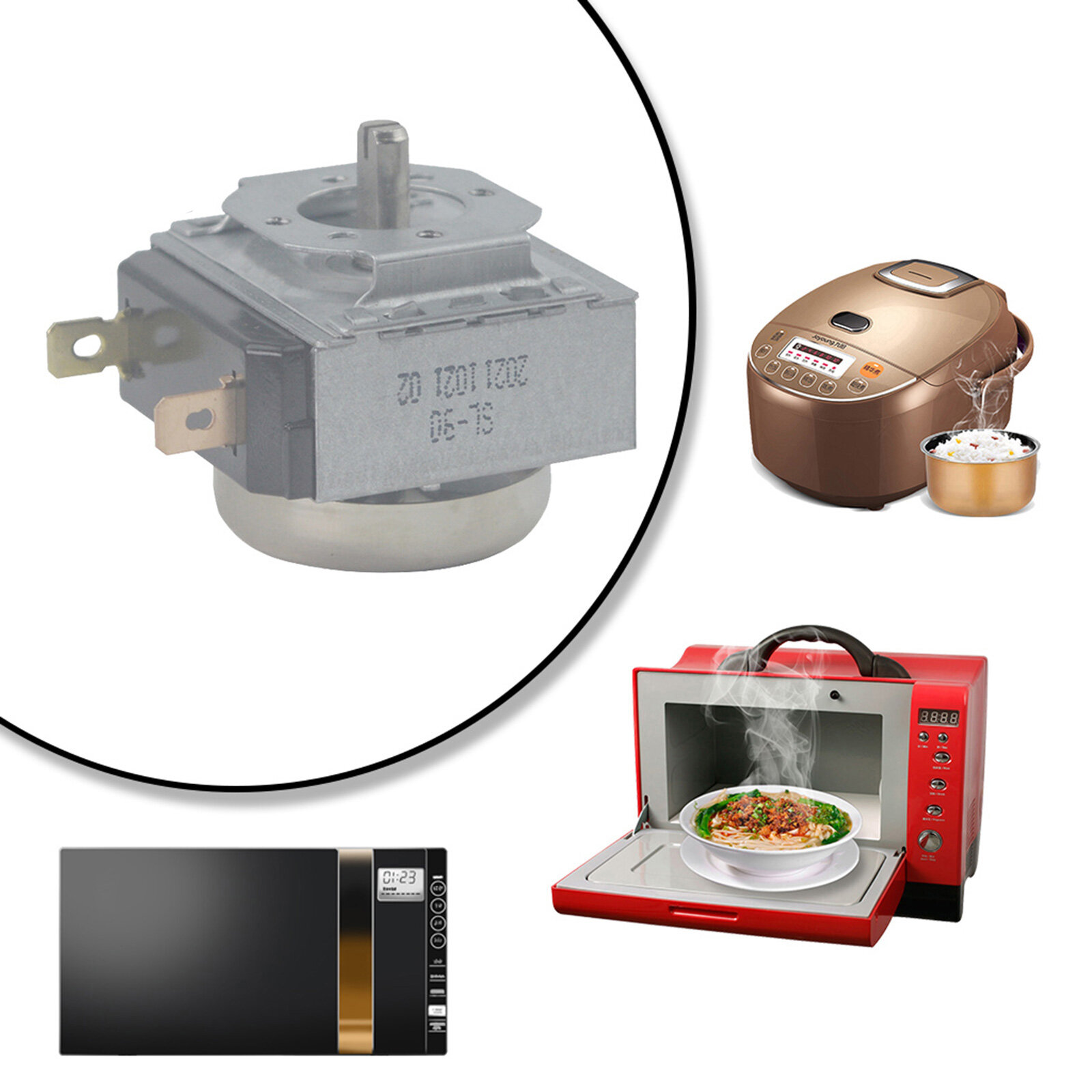 Công Tắc Hẹn Giờ Trễ 16A 250V 90 Phút Bộ Điều Khiển Thời Gian Cho Các Bộ Phận Lò Vi Sóng