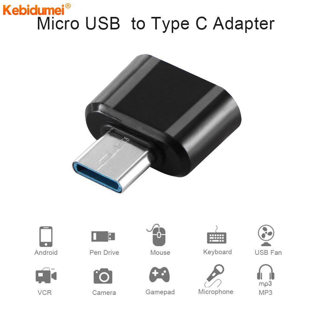 Kebidumei USB 3.0 Type-C USB-C OTG Cable Adapter Converter for Android Phones Mouse Keyboard USB Disk Flash