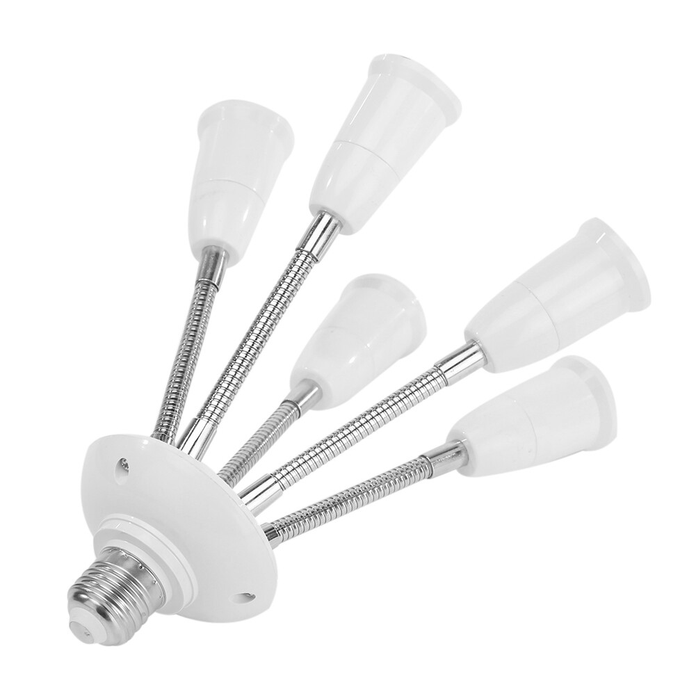 Adjustable E27 Lamp Holder for LED Light Adapter Converter Multi-conversion