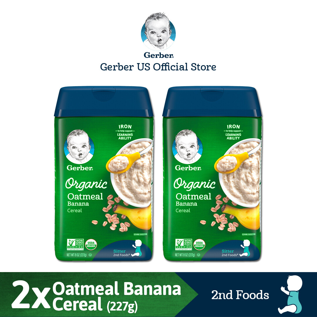 gerber organic oatmeal banana