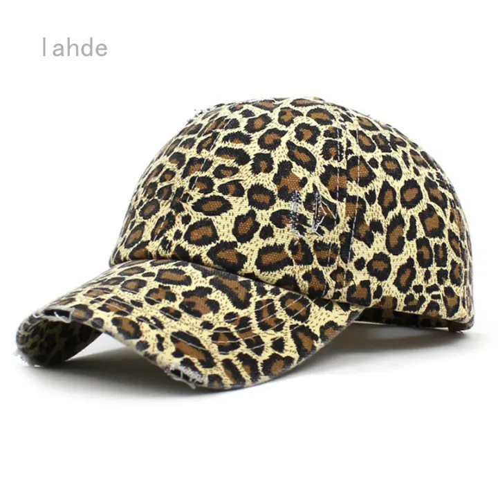 Womens leopard print hat Clearance