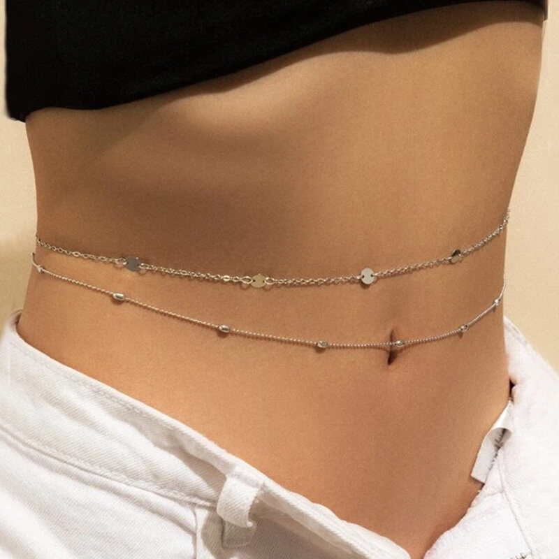 delicate belly chain