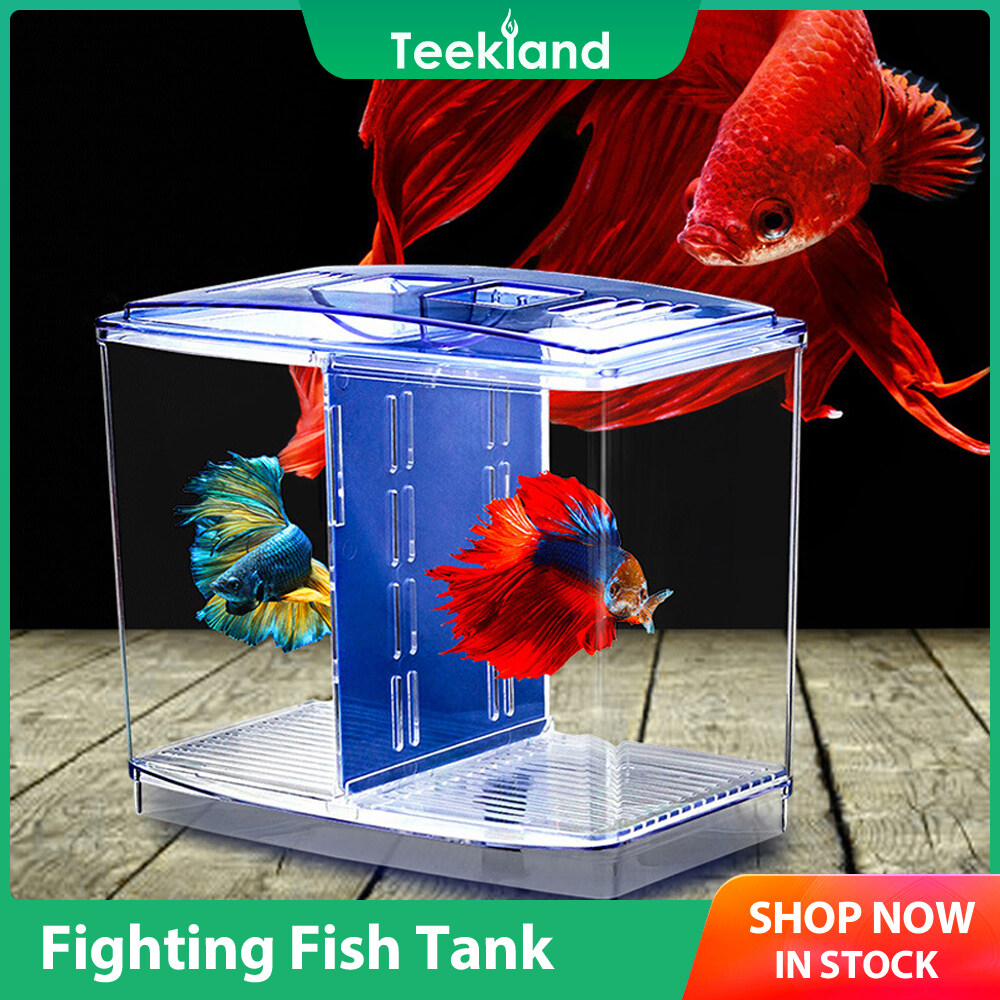 Teekland Aquarium Fighting Fish Tank Incubator Ornamental Betta Fish ...