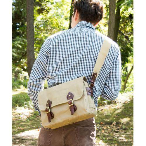 Silver Lake Club Shoulder Bag Beige 28×22×8Cm With Zipper