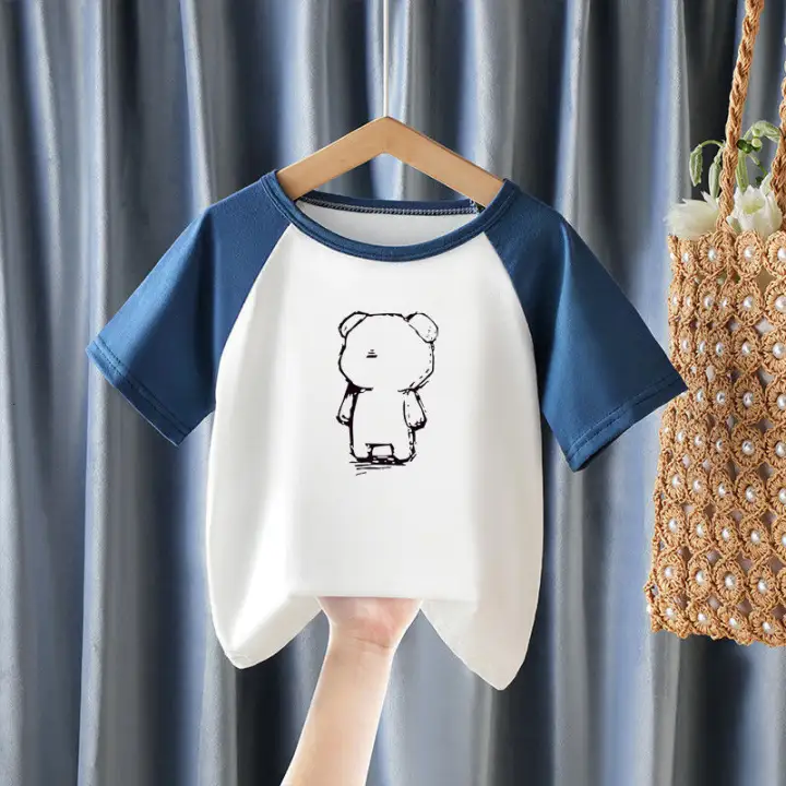 Tops For Teens Tshirt Kids Casual Short Sleeve Tee Cartoon Little Bear Printing O Neck T Shirt Breathable Toddler Cotton Shirts 韩国原宿 Lazada Tops For Teens Tshirt Kids Casual Short Sleeve Tee Cartoon Little Bear Printing O Neck T Shirt Breathable Toddler Cotton Shirts 韩国原宿 Lazada