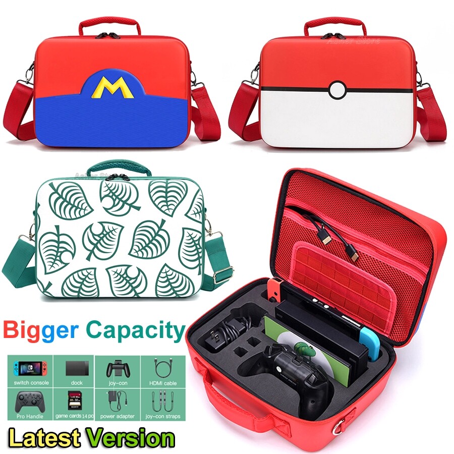 Hộp Đựng Nintendo Switch Túi Lớn Bảo Vệ Sang Trọng EVA Cho Máy Chơi Game NS Switch & Phụ Kiện