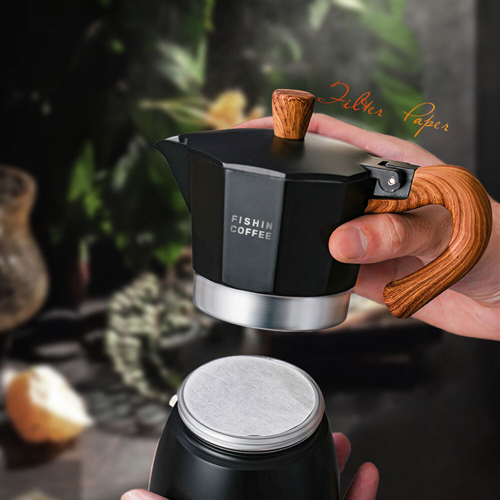 Phin cà phê giấy lọc ấm moka cà phê fishin