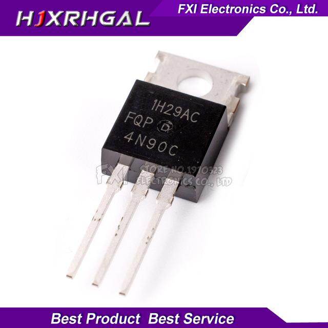 5pcs fqp4n90c to220 fqp 4n90 4n90c fqp4n90 to-220 4a/900v n-channel mosfet transistor new original ic