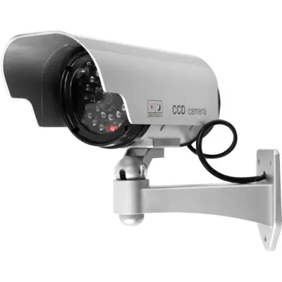 Hot Sale [Wholesale 2 Sets] Solar Power LED CCTV Camera Fake Security Camera Outdoor Dummy Surveillance