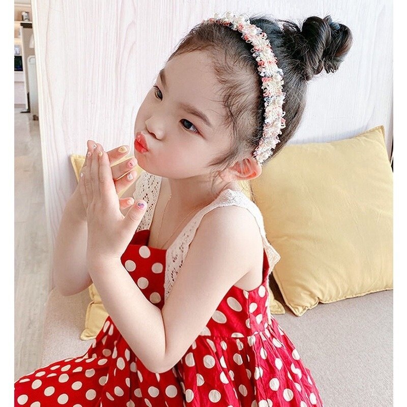 Cài Tóc Hình Nơ Hoa Dễ Thương Cho Bé Gái