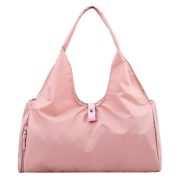 pink workout bag