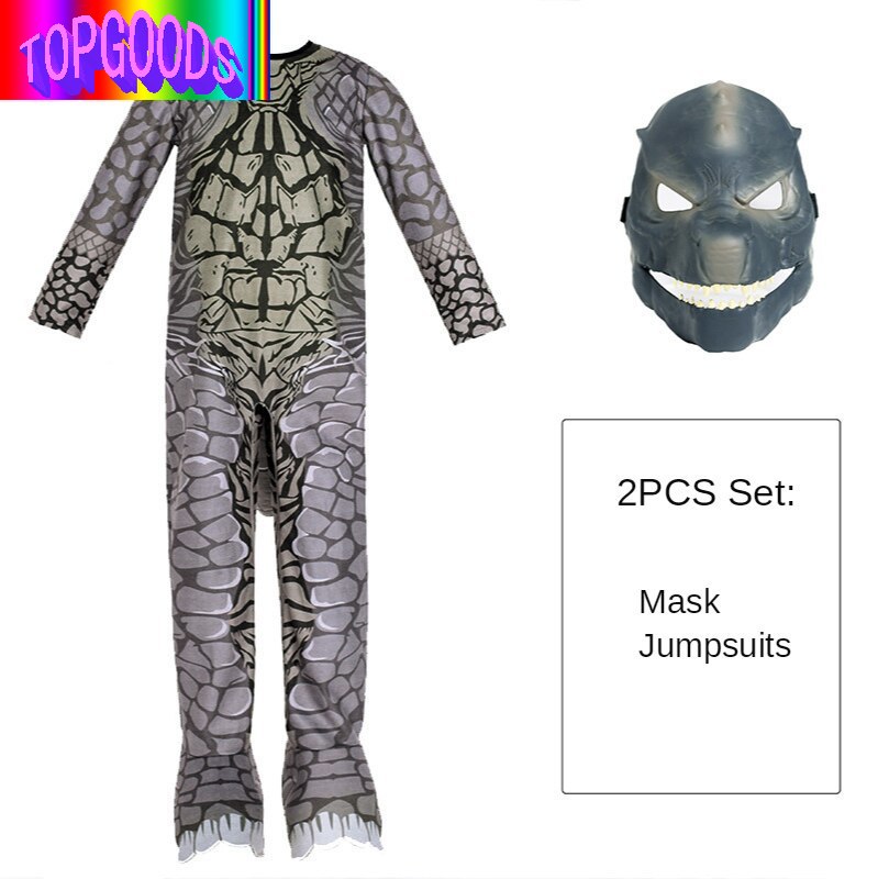 Topgoods Children's Cute Godzilla Cosplay Costumes Set for Kids Boys ...