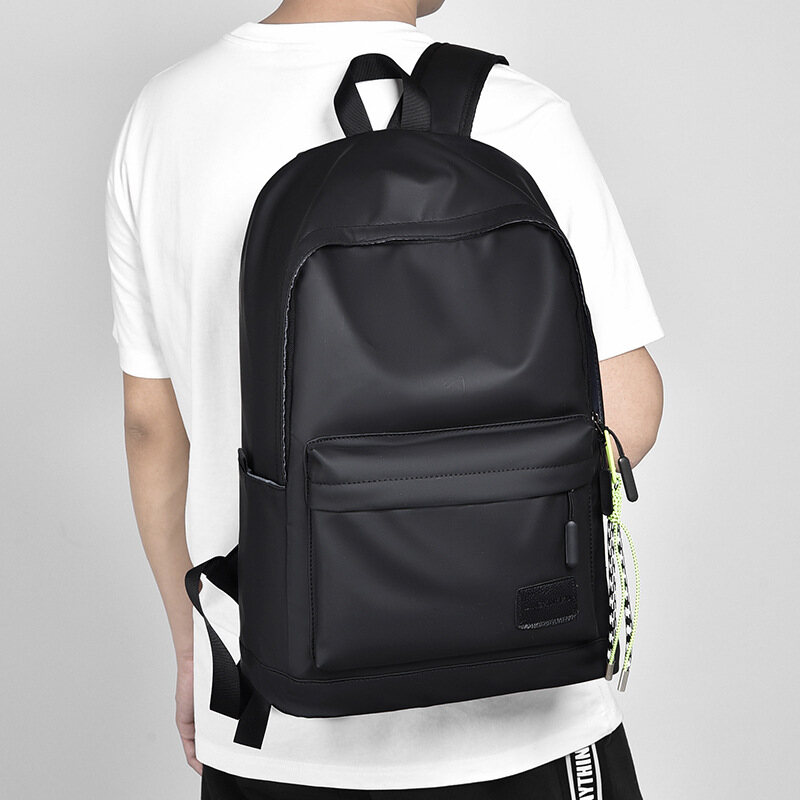 QFDI Men's backpack student schoolbag high school students backpack Korean version casual large-capacity backpack computer backpack