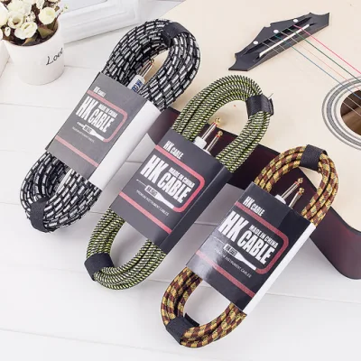 Electric Guitar Cable Wire Cord 3M/5M/10M No Noise Shielded Bass Cable For Guitar Accessories Musical Instruments