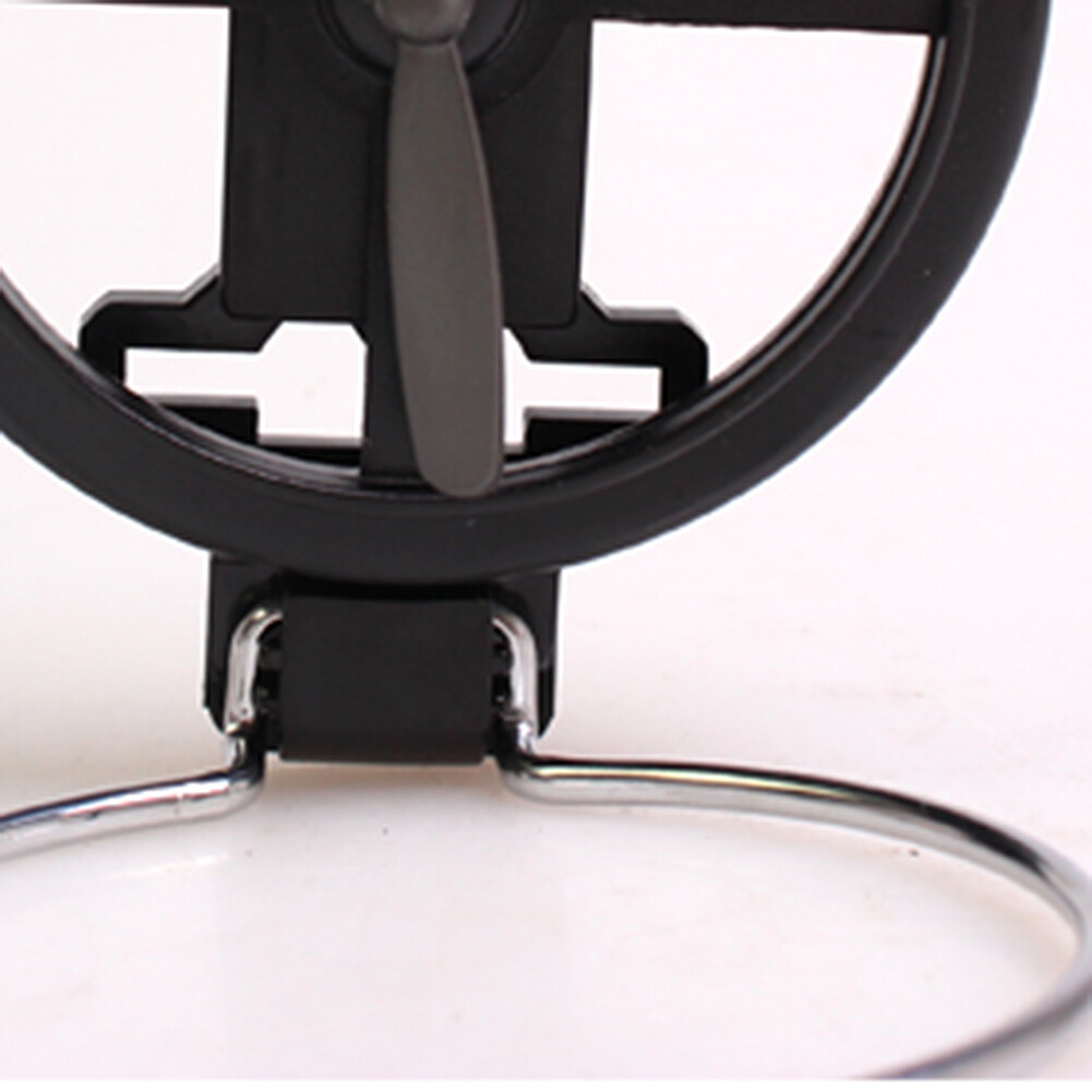 Air Vent Car Foldable Cup Holder Outlet Beverage Drink Bottle Rack with Fan