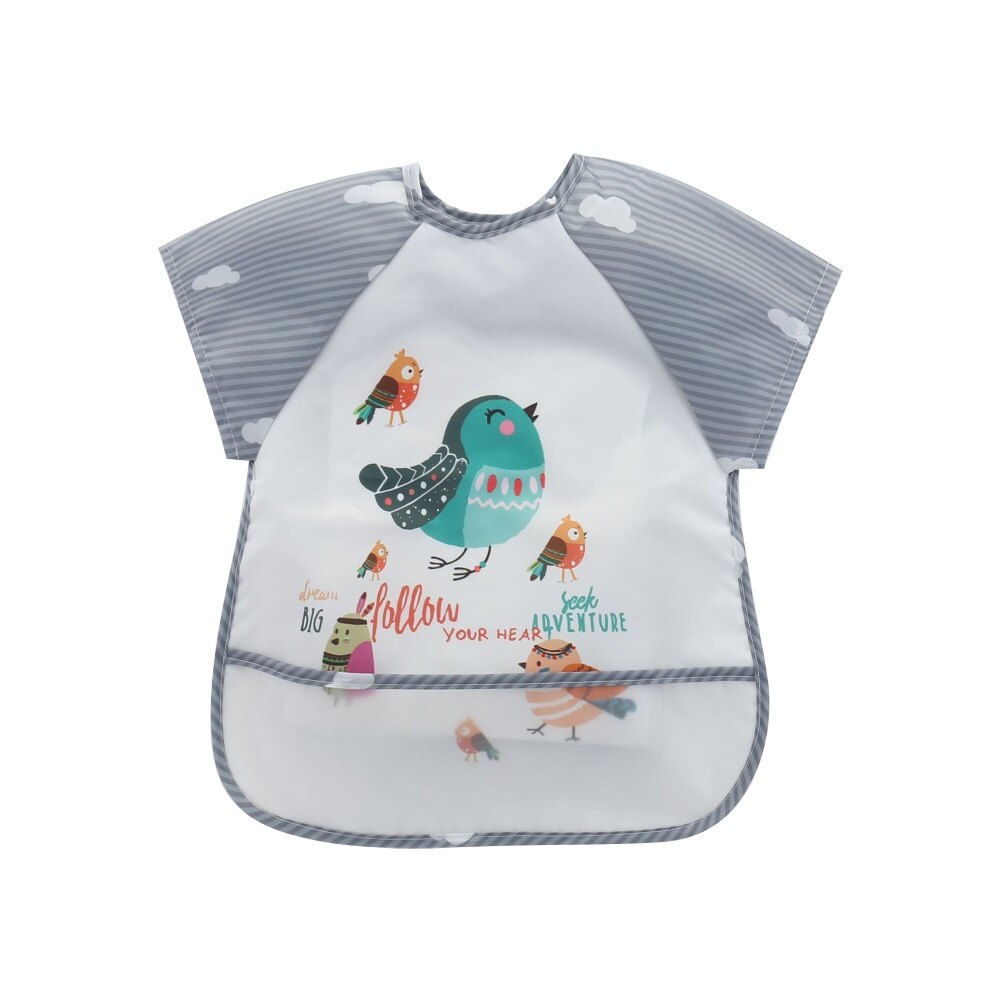 ASTELLA Summer Baby Cute Animal Sleeveless Waterproof Feeding Eating Bib Drawing Apron