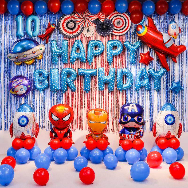 Captain America Superman Children S Theme Boys Birthday Party