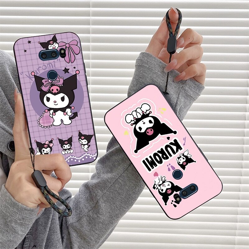 LG V30 V30S V30+ V30 Plus V35 Casing Cute Kuromi Protective Phone Case
