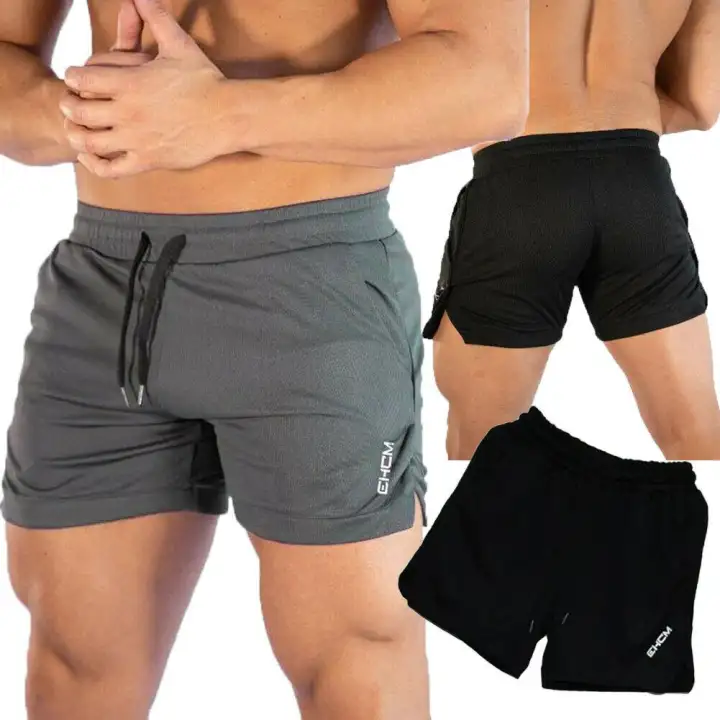 workout and swim shorts