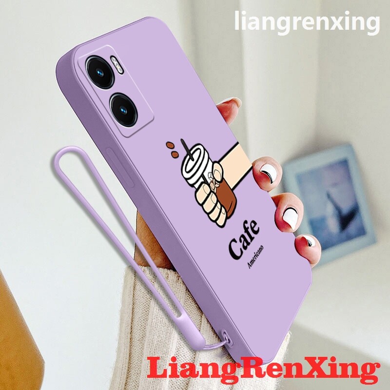 Casing OPPO A57 2022 4g oppo a77s 5g phone case Softcase Liquid Silicone Protector Smooth shockproof Bumper Cover new design YTSNKF02