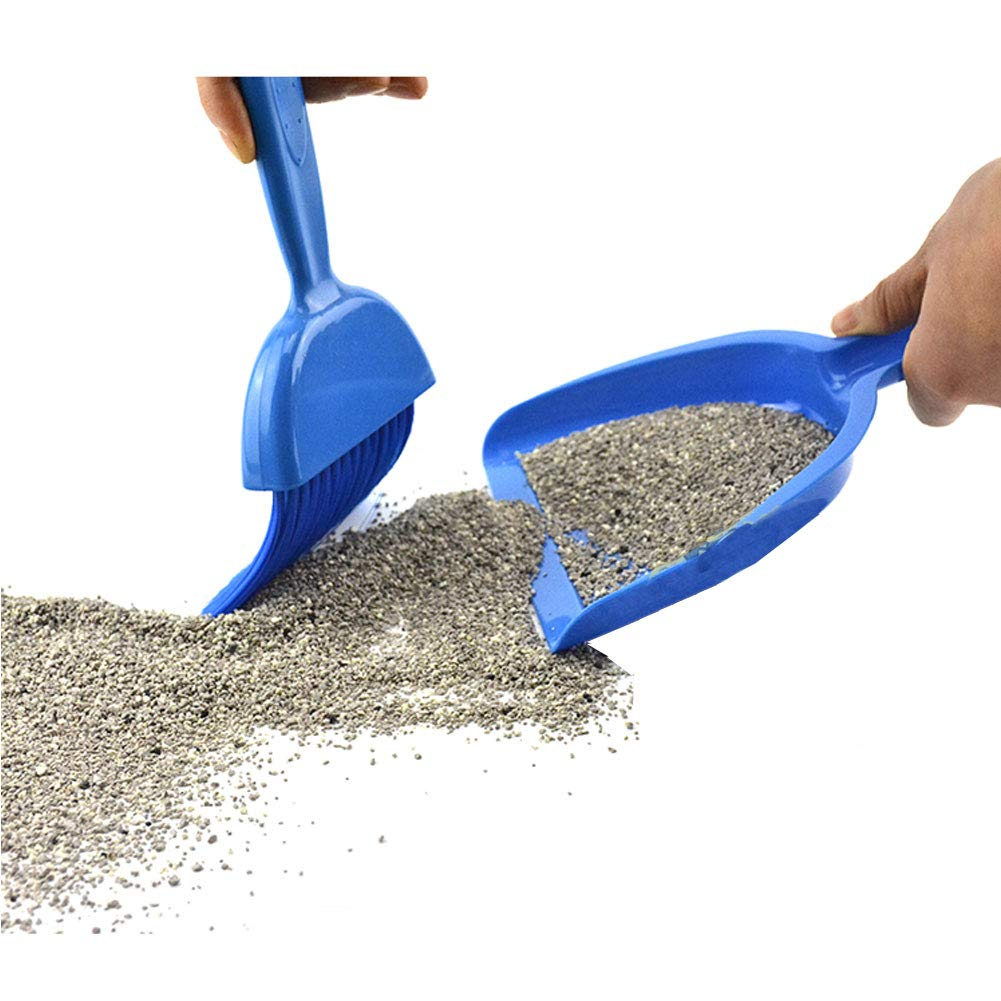 Cat Litter Shovel Cleaning Kit Dustpan Broom Garbage Perfect Scoop