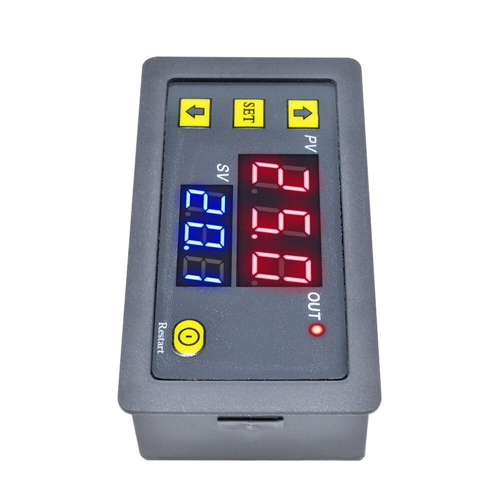 Original Diymore 12V Thermostat Cycle Timer Delay Dual Display Relay Module 0-999 hours