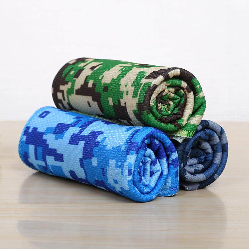 Portable Sweat Absorb Lightweight Cooling Summer Washable Printing Sport Towels