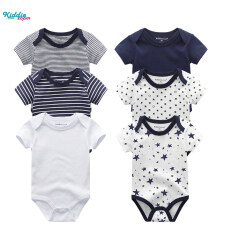 Kidddiezoom 6 Bộ Áo Liền Quần Trẻ Em Thời Trang Quần Áo Trẻ Sơ Sinh