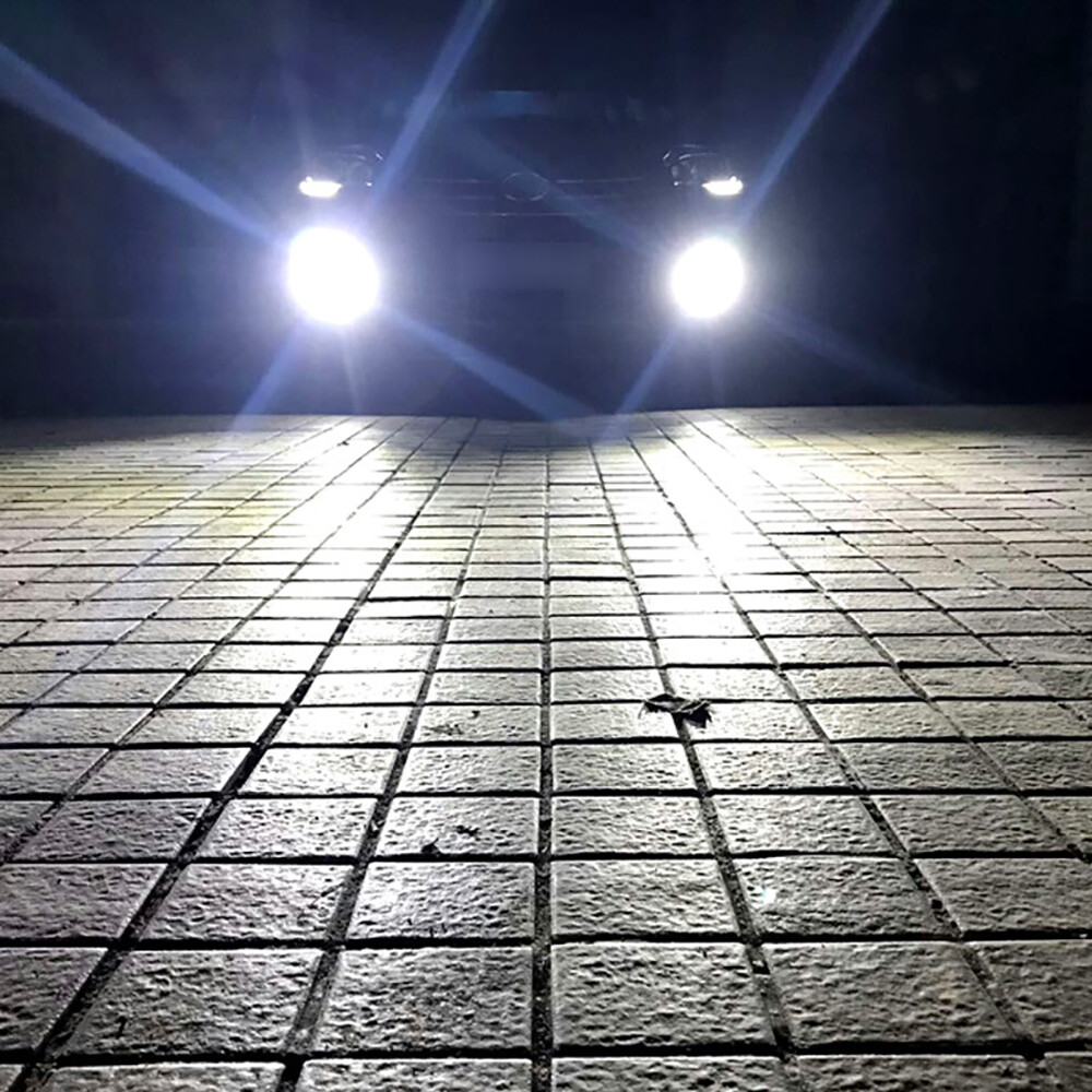 2Pcs H7 Bóng Đèn Pha LED Bộ Chuyển Đổi Hi/Lo Chùm 55W 8000LM 6000K Sáng Cao