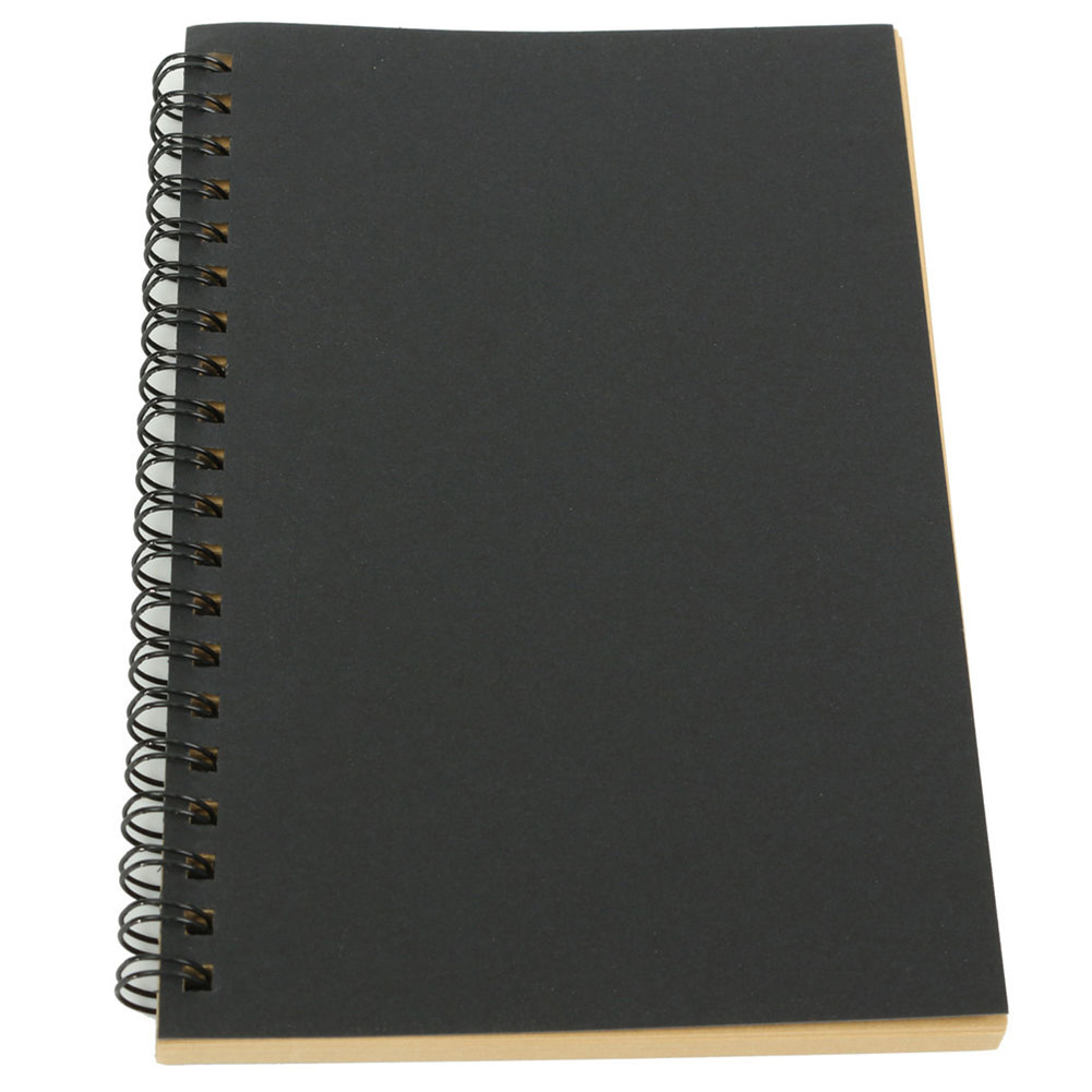 Terylin Retro Kraft Spiral Binding Blank Graffiti Sketchbook Notebook Graduation Gift