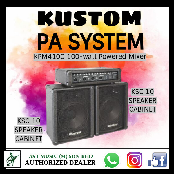 Kustom PA System Package Lazada