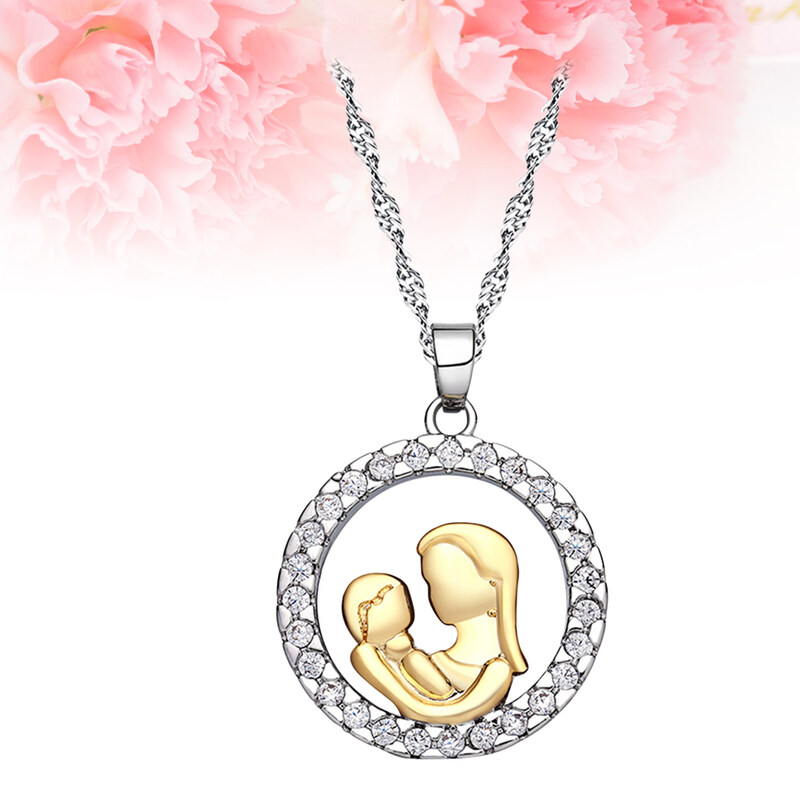 mother and baby necklace