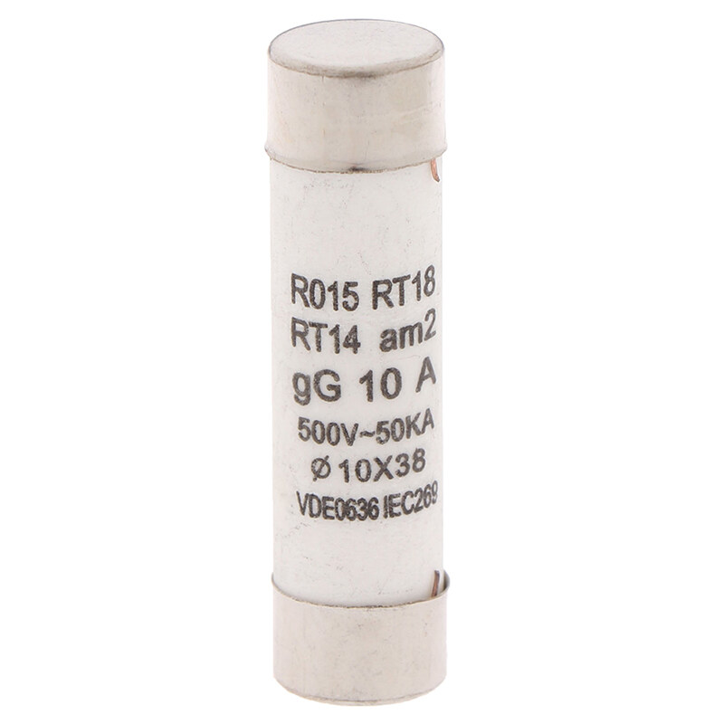 10Pcs Fast Blow Ceramic Fuse 10x38mm Fuse R015 10A 500V - Fuyuantang ...