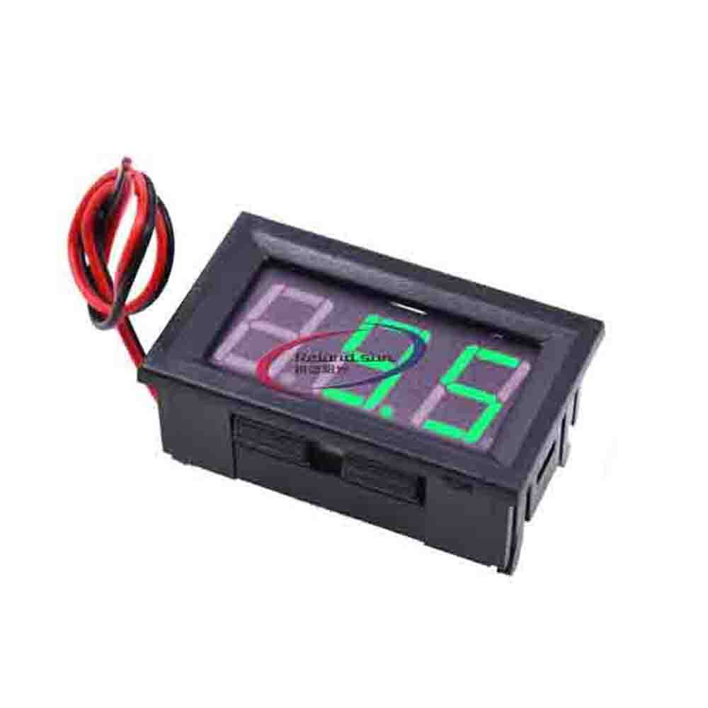 0.56 Digital Voltmeter DC5-120V DC 5V to 120v Digital Voltmeter Voltage Panel Meter For 12V 24V 96V