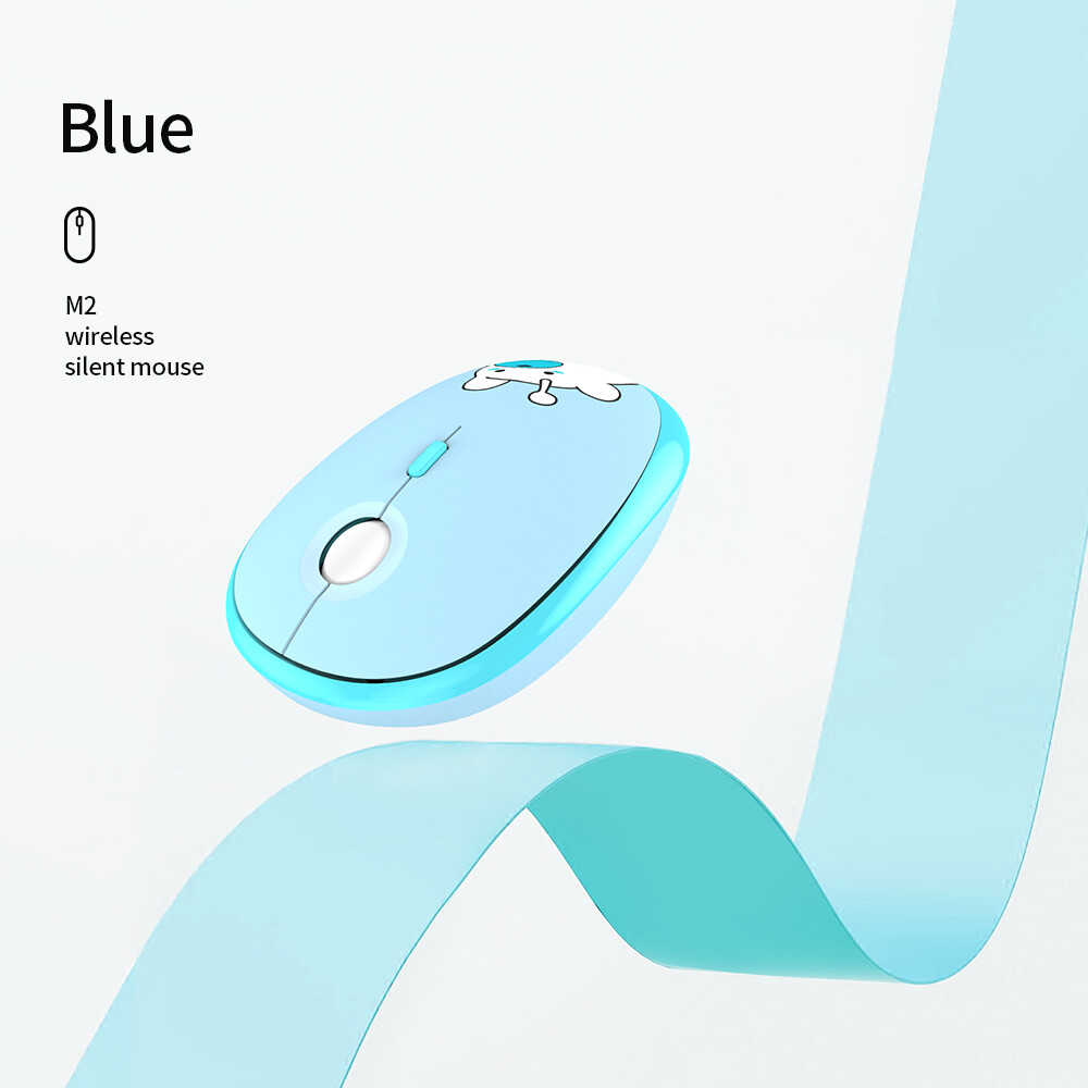 【2023】Hoco Cute Cartoon Wireless Mice Computer Mouse for Laptop Silent Buttons 2.4G with USB Mini Receiver, 800 DPI 1200 DPI With 3 Adjustable DPI For PC Laptop