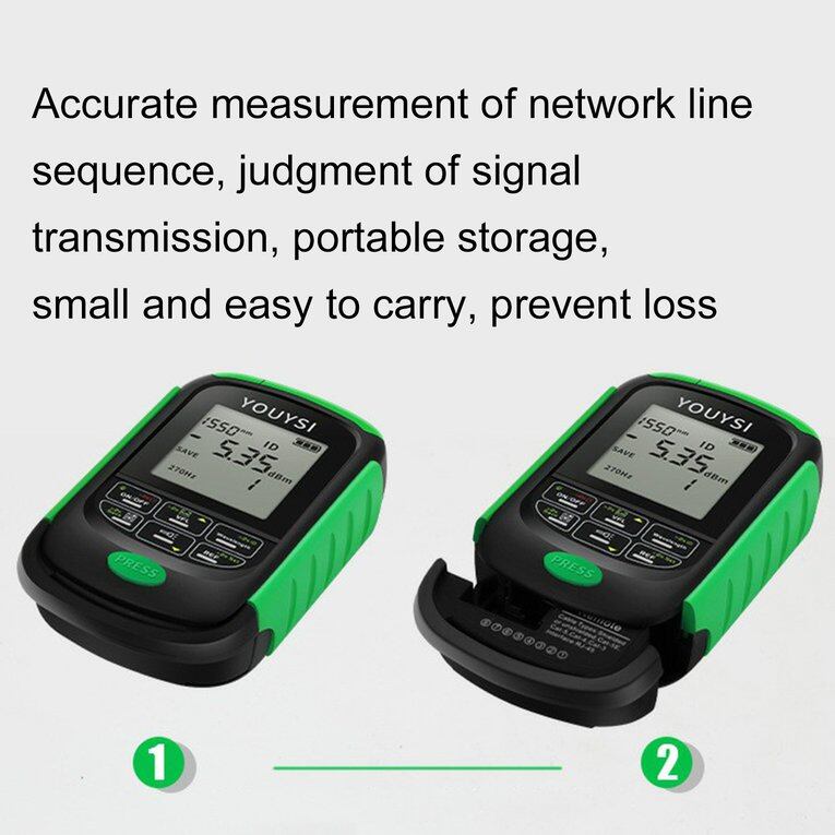[Optical fiber tester] 3 In 1 Optical Power Meter Optical Power Network Cable Test LED Lighting