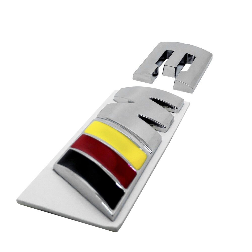 Hys modified letter m3 m5 metal car sticker for bmw f30 330i 530i 525i e93 e63 e65 e38 e39 e34 auto front grille emblem rear badge decal