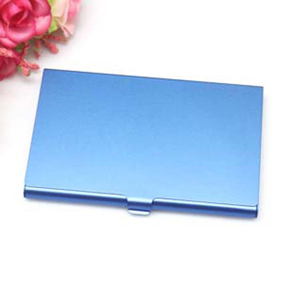 DXNZVA Sáng tạo Kim khí Hợp kim nhôm Ví tiền ID tín dụng Hộp Hộp đựng thẻ Hộp đựng danh thiếp Chủ thẻ Thẻ tên