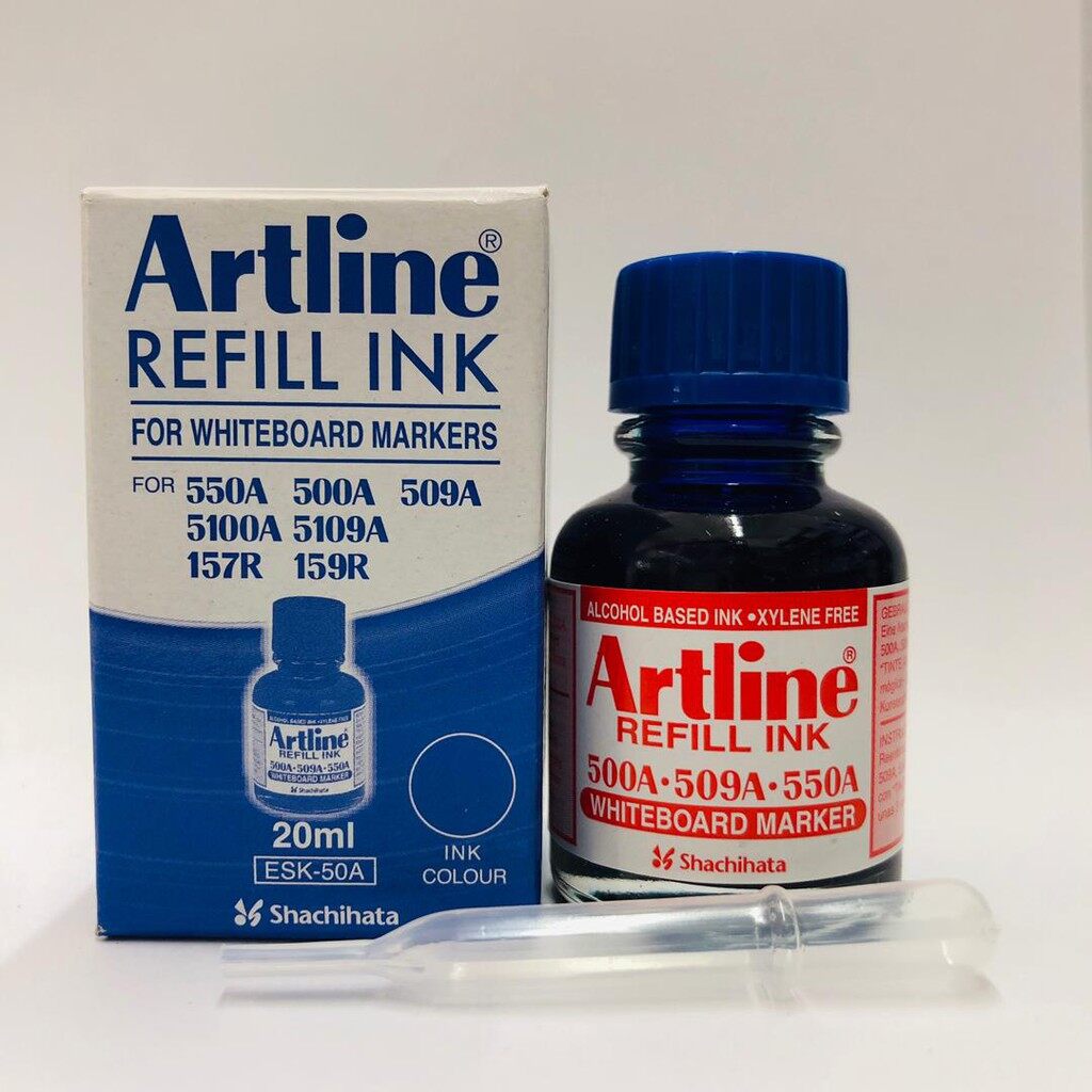 Artline Refill Ink For Whiteboard Markers 20ml ESK 50A Lazada