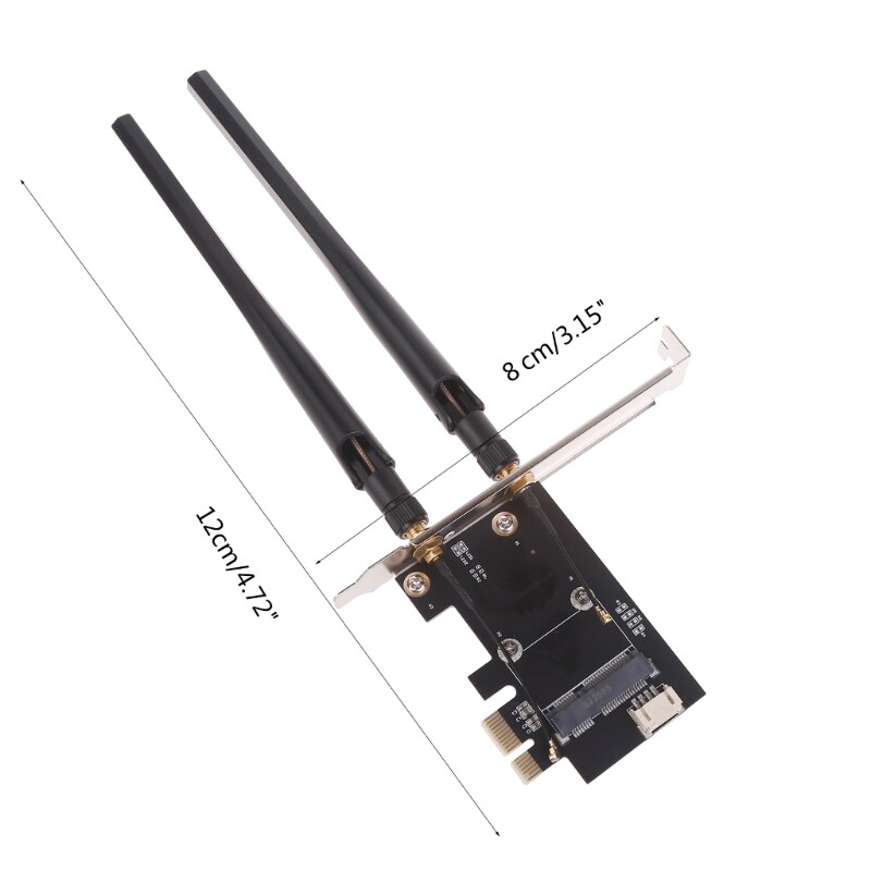 【New Arrive】 Mini PCI-Express to PCIE X1 for Mini PCI-E Wifi  Adapter Desktop Converter