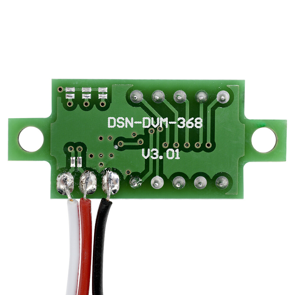 Original Aideepen  DC 0-30V 3 Wires 0.36 inch LED Panel Voltage Meter 3Digit Display Voltmeter