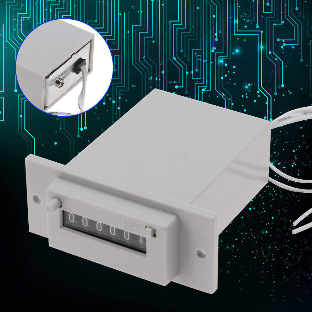CSK6-YKW 6 Digit Electromagnetic 6 Digit Counter Pulse Counter AC110V / AC220V / DC24V