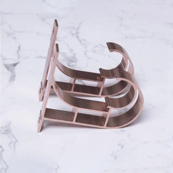 2 Pcs Curtain Rod Holder Ceiling Installation Curtain Drapery Rod